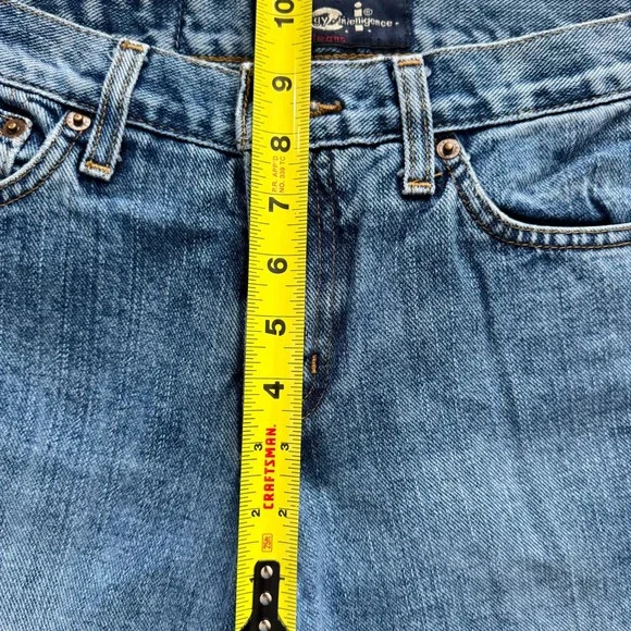 lei Jeans Vintage Y2K Bootcut Flare Juniors 5 Women's 28 100% Cotton Retro 90s - Picture 6 of 14